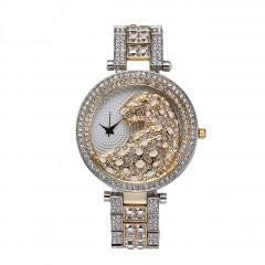 Luxury Crystal Leopard Watch