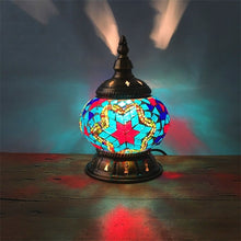 Load image into Gallery viewer, Boho Mosaic Table Lamp